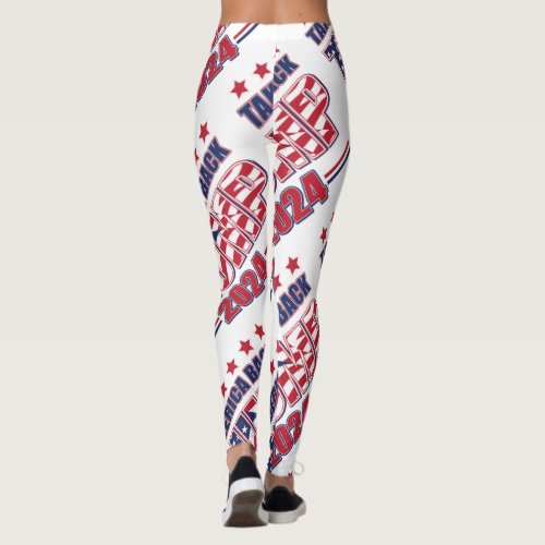 Trump 2024 Take America Back Leggings