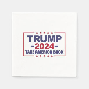 Trump 2024 Take America Back Napkins