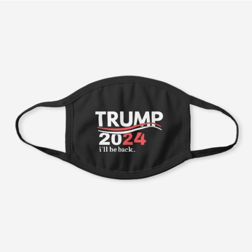 Trump 2024 take america back not my president black cotton face mask