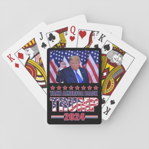 Trump 2024 Take America Back Playing Cards