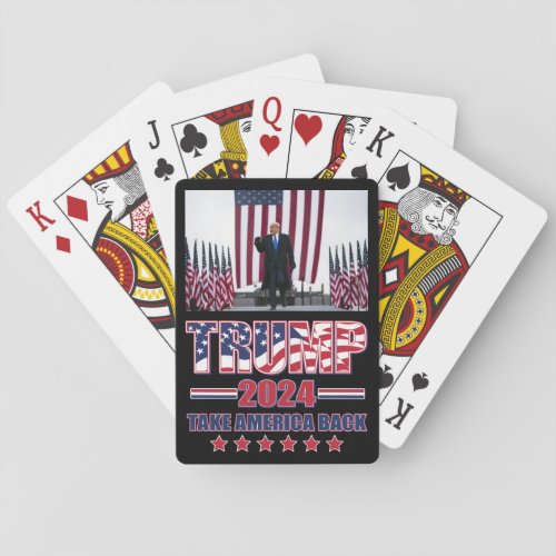 Trump 2024 Take America Back Playing Cards