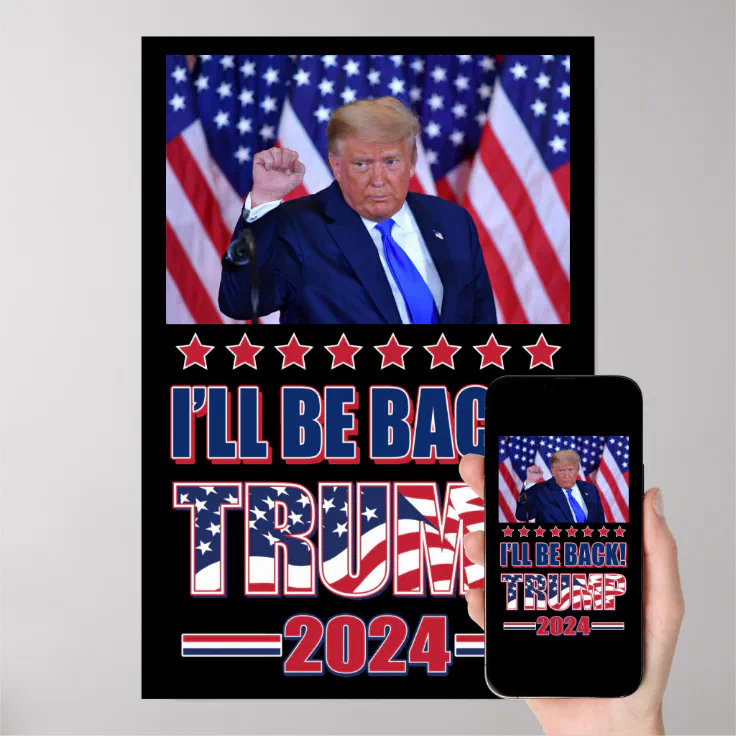 Trump 2024 Take America Back Poster | Zazzle