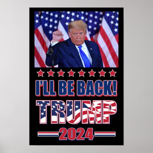 Trump 2024 Take America Back Poster (Front)