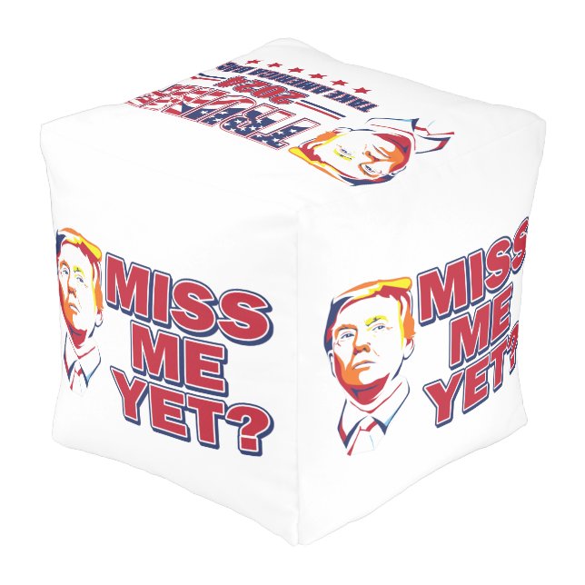 Trump 2024 Take America Back Pouf (Angled Back)