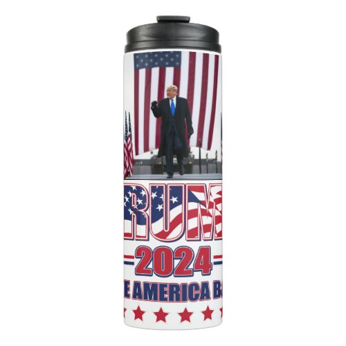 Trump 2024 Take America Back Thermal Tumbler