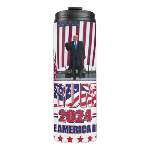 Trump 2024 Take America Back Thermal Tumbler