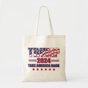 Trump-2024-Take-America-Back Tote Bag