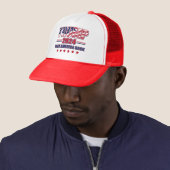 Cappellino Baseball Trade Winds Con Ricamo 'TRUMP 2024 TAKE AMERICA BACK!' - Blu, Regolabile, Unisex, Nuovo Con Etichette