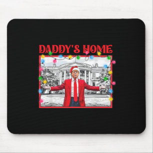 Trump 2024 Take America Ck Daddy's Home Trump Pink Mouse Pad