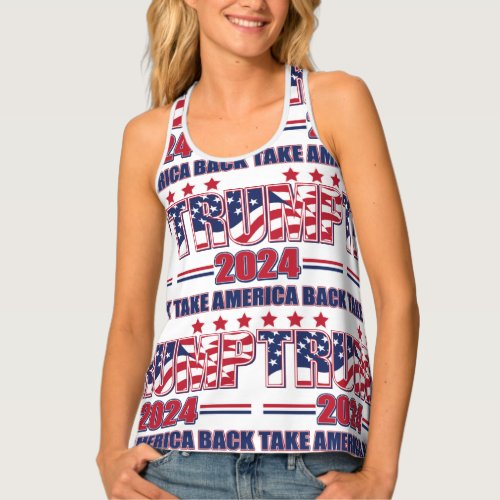 Trump 2024 Take America Great Tank Top