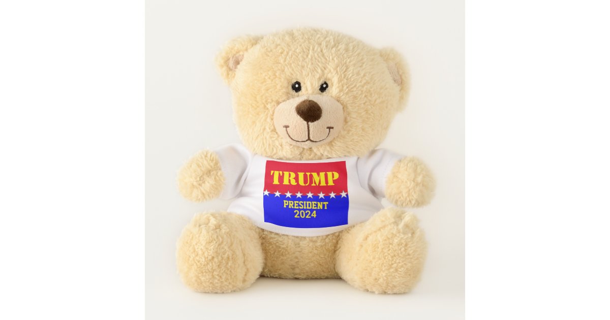 TRUMP 2024 TEDDY BEAR Zazzle