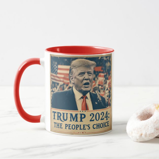 Trump 2024 The People's Choice Mug (With Donut)