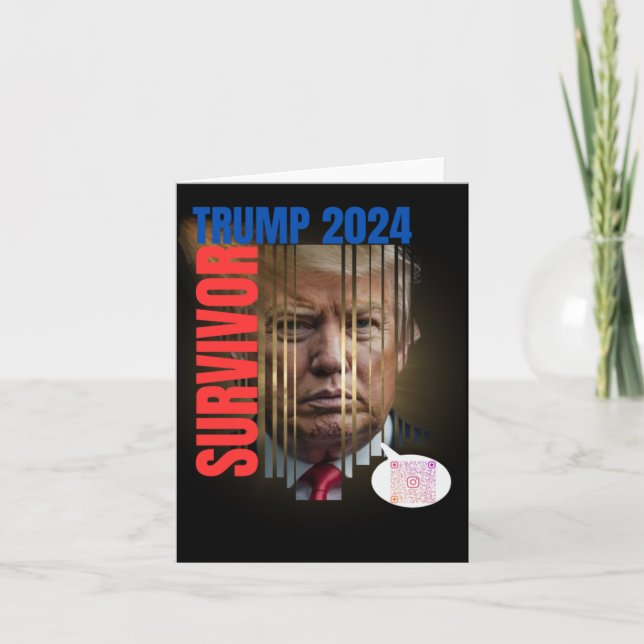 Trump 2024 The Survivor  Card (Front)