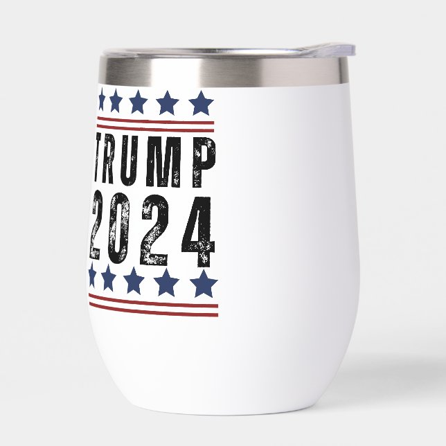 Trump  2024 thermal wine tumbler (Left)
