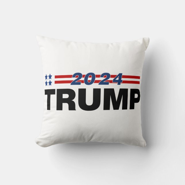 Trump 2024 throw pillow (Front)