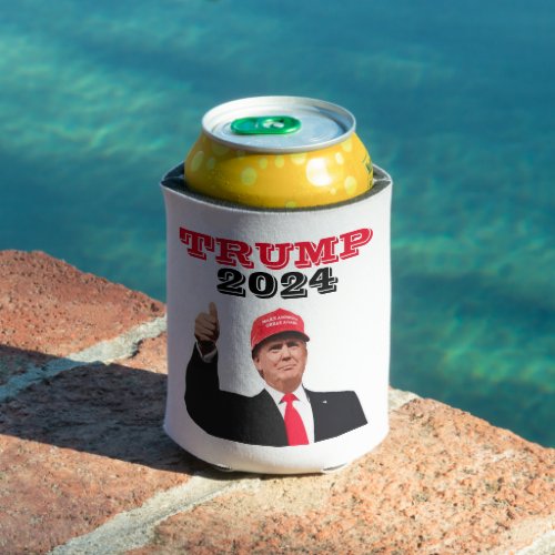 Trump 2024 Thumbs Up Can Cooler