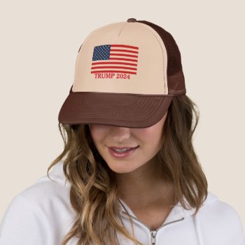 Trump 2024 Trucker Hat by Milkshake7 at Zazzle