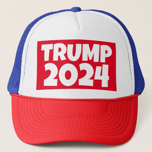 TRUMP 2024 Trucker Hat (Front)