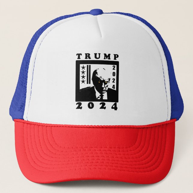 TRUMP 2024 TRUCKER HAT (Front)