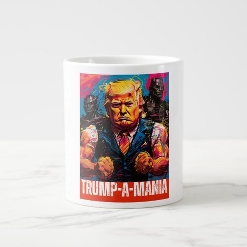 TRUMP 2024 TRUMP_A_MANIA GIANT COFFEE MUG