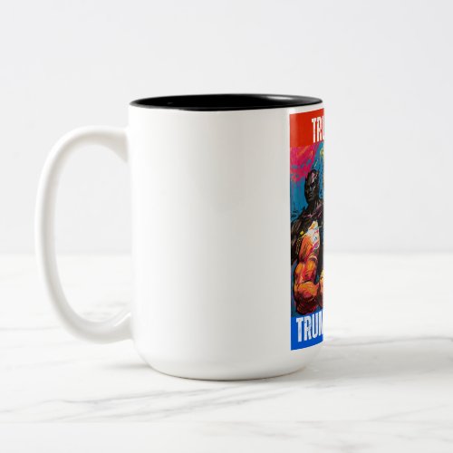 TRUMP 2024 TRUMP_A_MANIA Two_Tone COFFEE MUG