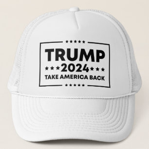 Trump 2024  Trump Take America Back Trucker Hat