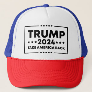 Trump 2024  Trump Take America Back Trucker Hat