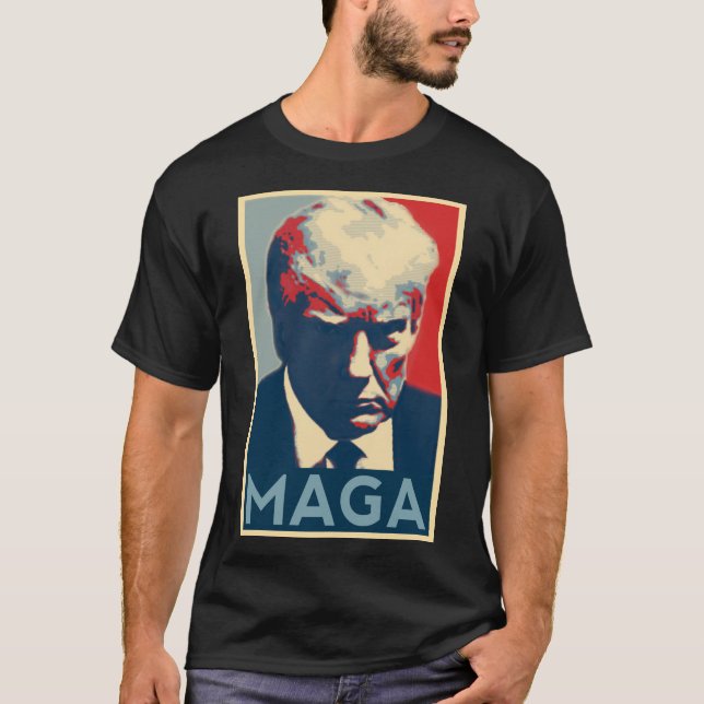 Trump 2024 Ultimate Mugshot Style MAGA Shirt (Front)
