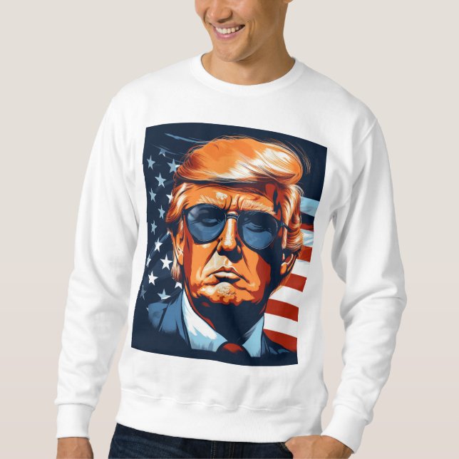 Trump 2024 - USA - Make America Great Again Sweatshirt (Front)