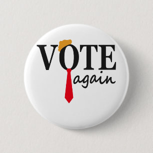 Trump 2024 Vote Again Patriotic American Gift Button