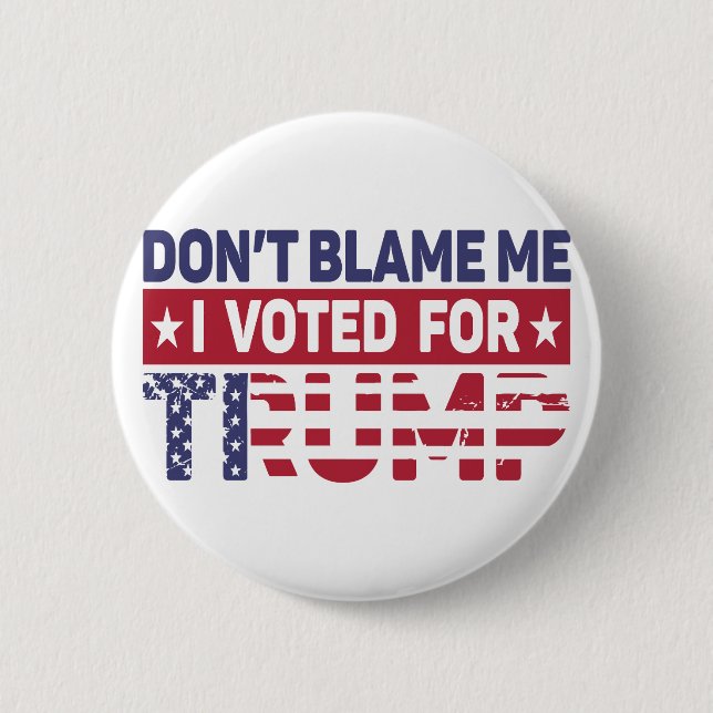 Trump 2024 Vote Trump Button (Front)