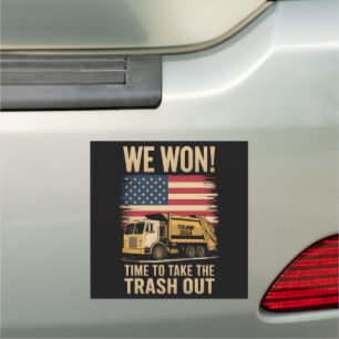 Trump 2024 We Won Wins Victory Inauguration 2025  Car Magnet
