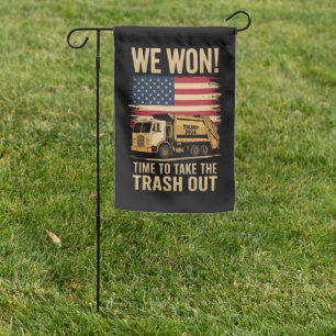 Trump 2024 We Won Wins Victory Inauguration 2025  Garden Flag