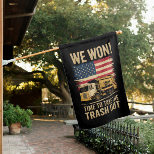 Trump 2024 We Won Wins Victory Inauguration 2025  House Flag