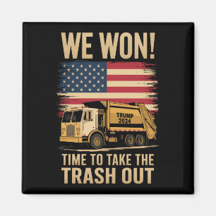 Trump 2024 We Won Wins Victory Inauguration 2025  Magnet
