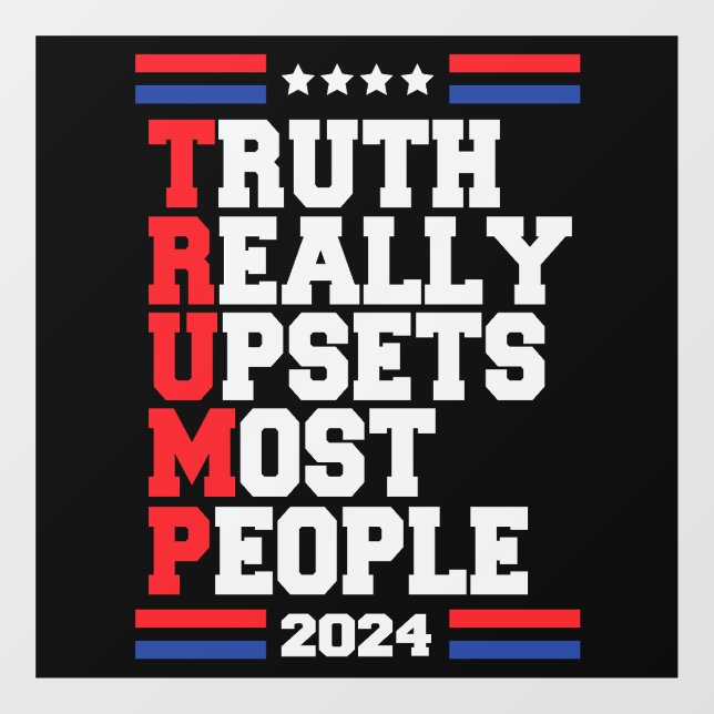 Trump 2024 window cling (Sheet)