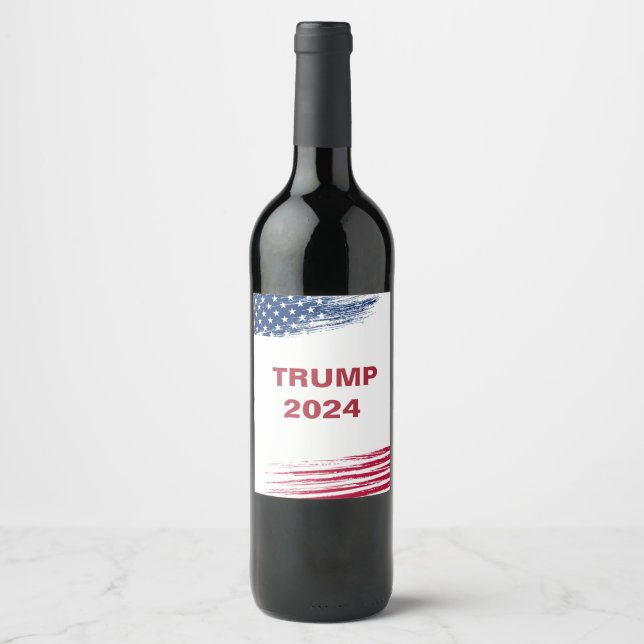 Trump 2024    wine label (Front)