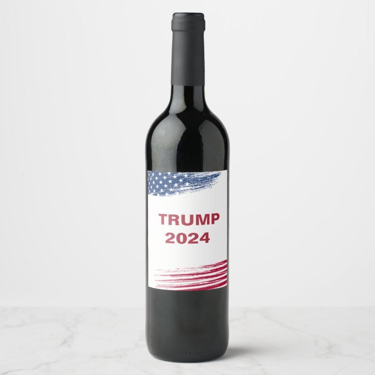 Trump 2024 wine label | Zazzle