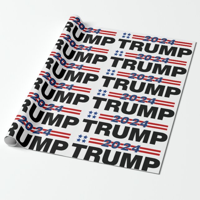 Trump 2024 wrapping paper (Unrolled)