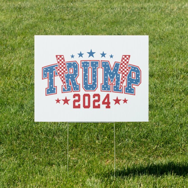 Trump 2024 Yard Sign (Insitu)