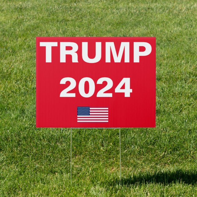 TRUMP 2024 Yard Sign (Insitu)