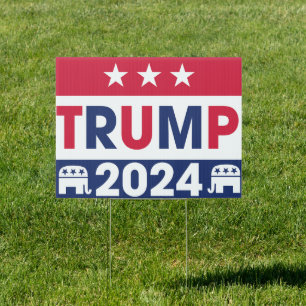 Trump 2024 Yard Sign