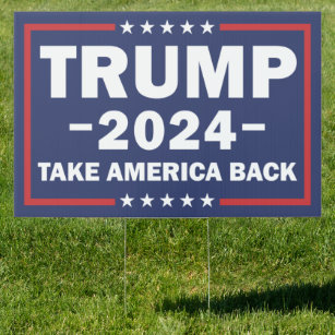 Trump 2020 Election Yard Sign Keep America Great MAGA USA Design L 
