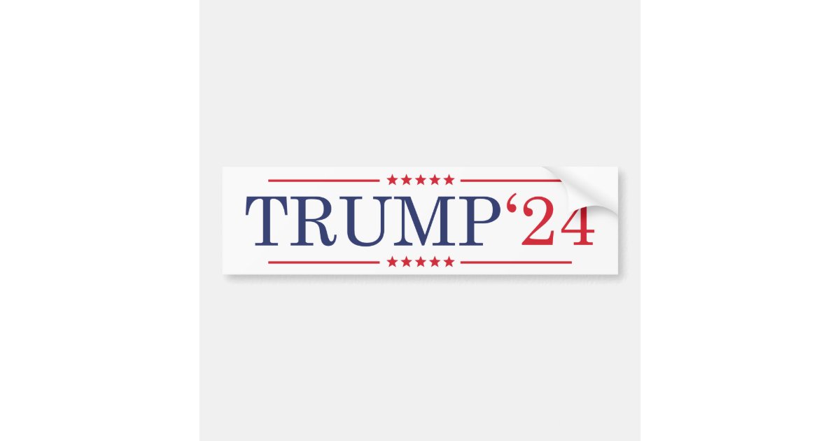 Trump 2025 bumper sticker Zazzle