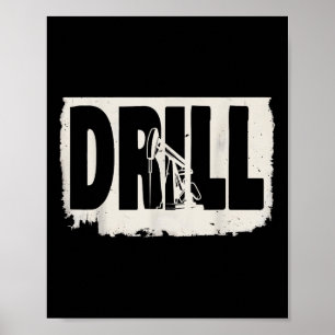Trump 2025 Drill Baby Drill Costume  Poster