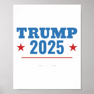 Trump 2025 Presidential Election Sign Parody Desig