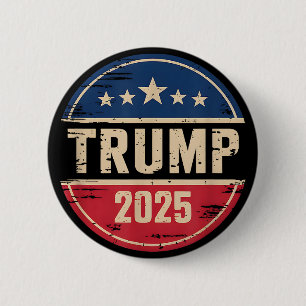 Trump 2025 Take America Back Men Women Button