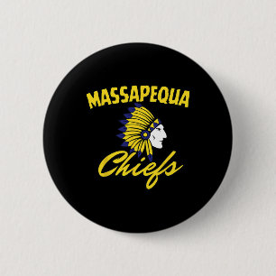 Trump 2025 With Mapequa Chiefs Pride Graphic Button