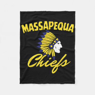 Trump 2025 With Mapequa Chiefs Pride Graphic Fleece Blanket