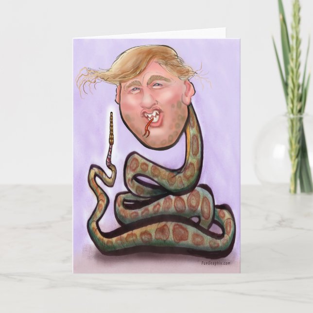 Trump 2025 Year of the Snake Card (Front)
